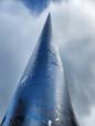 The Spire of Dublin, a large, stainless steel, pin-like monument 390 feet high on O'Connell Street