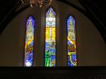 Stained glass windows in Pearse Lyons Distillery