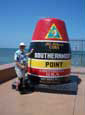 At the southernmost point of the continental United States