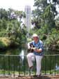 Playing in front of Bok Tower