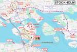 Stockholm downtown map