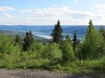 View from the top of the Lillehammer ski ramp